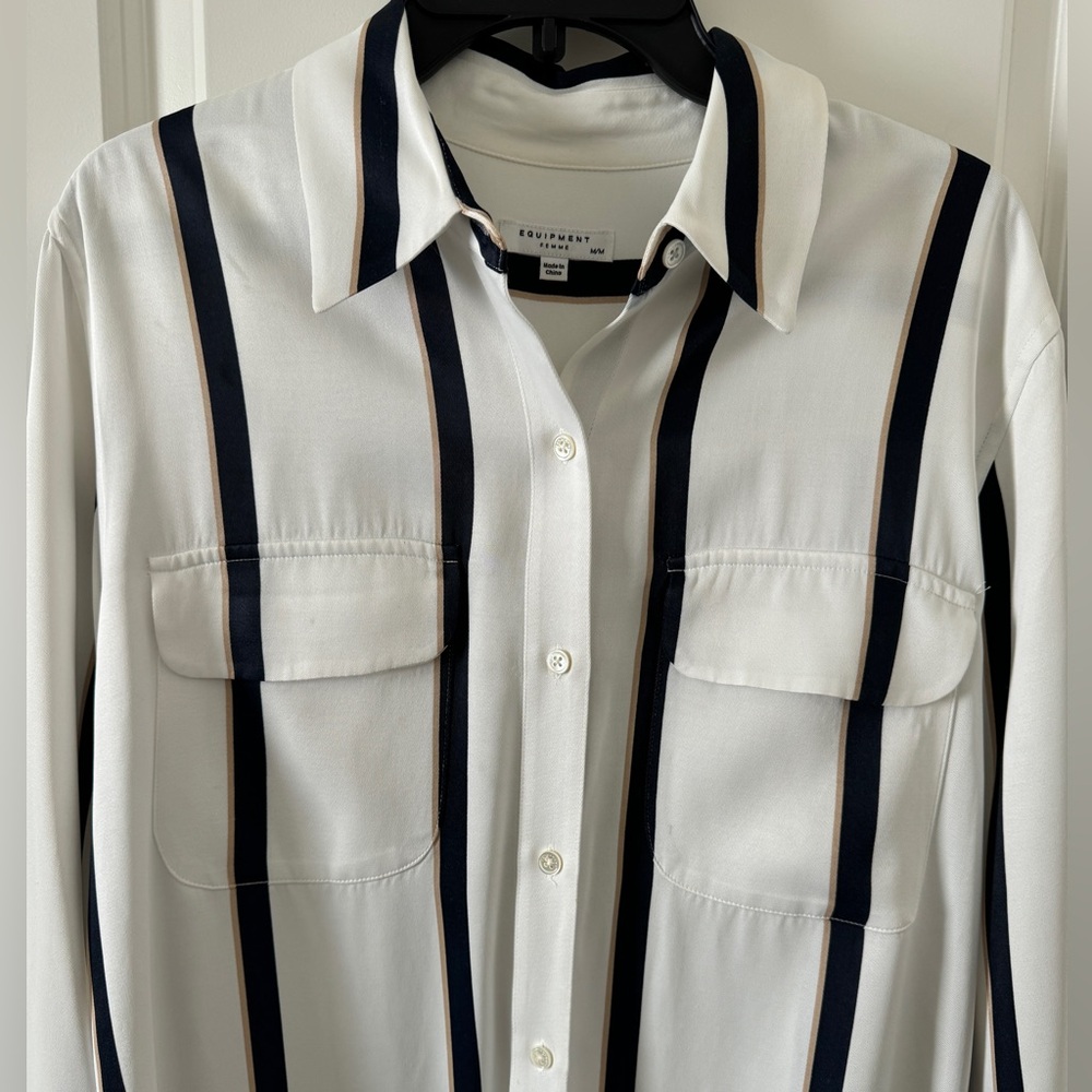 Equipment Striped Button Down - image 2